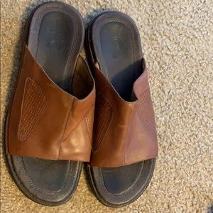 Timberland leather slides